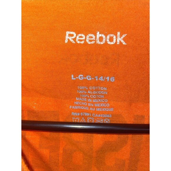 SHANE GOSTISBEHERE #53 PHILADELPHIA FLYERS T-SHIRT YOUTH LARGE 14/16 REEBOK - Picture 4 of 4